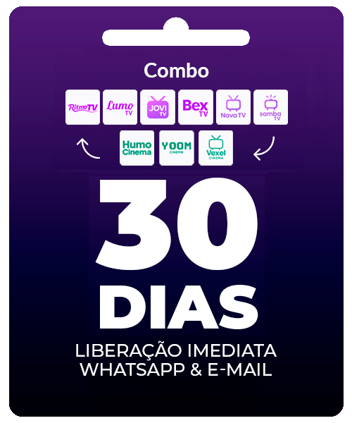 Gift Card Combo Mensal Cinema +  TV